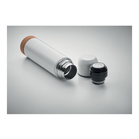 Bouteille double paroi 500ml blanc | sans marquage | non disponible | non disponible | non disponible