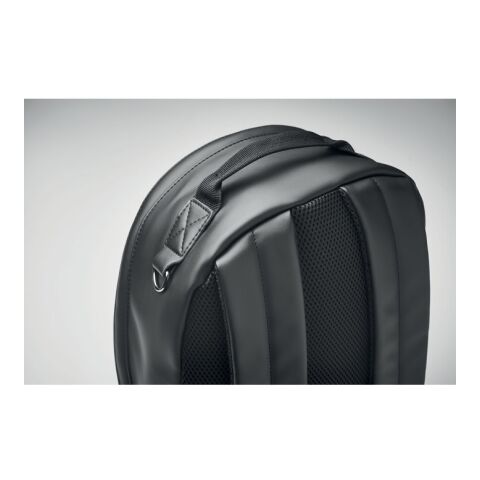 Sac à dos en PU souple noir | sans marquage | non disponible | non disponible