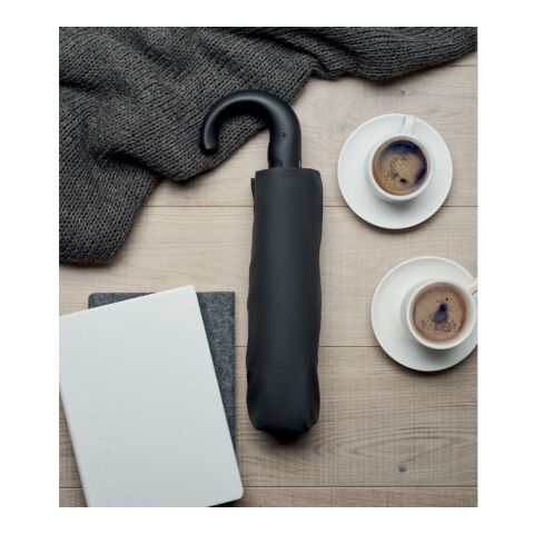 Parapluie pliable de 23 pouces noir | sans marquage | non disponible | non disponible | non disponible