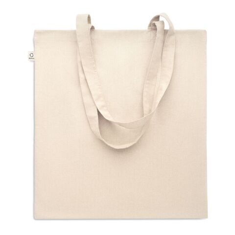 Sac shopping en coton recyclé beige | sans marquage | non disponible | non disponible | non disponible