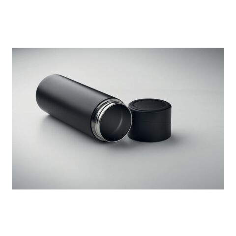 Bouteille double paroi 420 ml. noir | sans marquage | non disponible | non disponible | non disponible