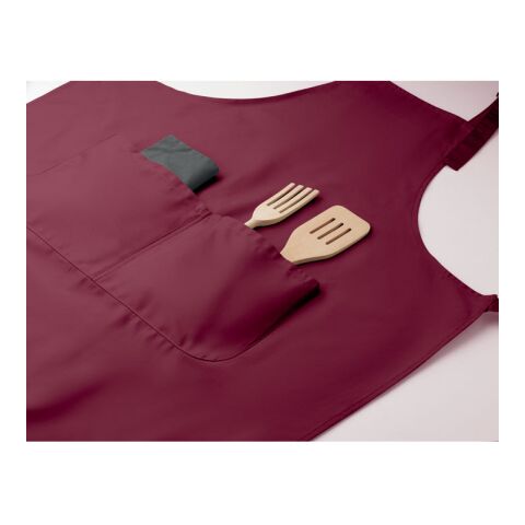 Tablier de cuisine réglable bordeaux | sans marquage | non disponible | non disponible | non disponible