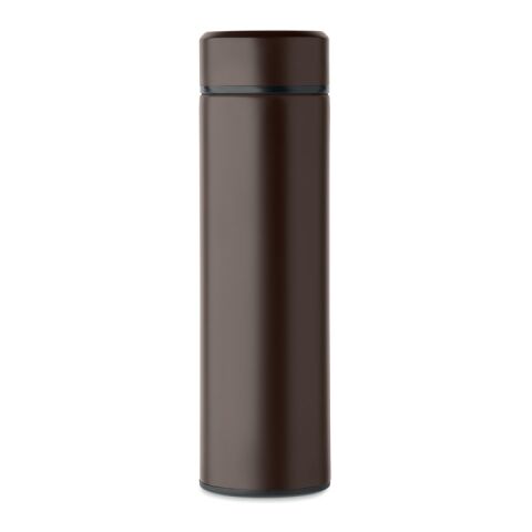 Bouteille à double paroi 420 ml Chocolat | sans marquage | non disponible | non disponible | non disponible