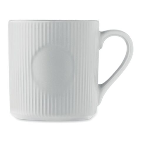 Tasse céramique striée 340 ml blanc | sans marquage | non disponible | non disponible