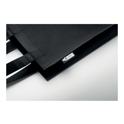 Petit sac cadeau feutre RPET noir | sans marquage | non disponible | non disponible | non disponible