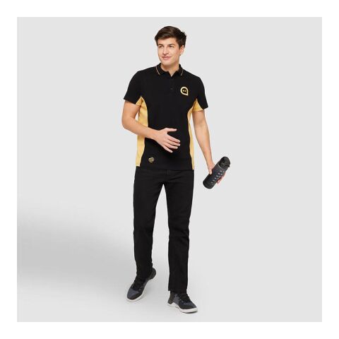 Bouteillen de sport RPET 1L noir | sans marquage | non disponible | non disponible | non disponible