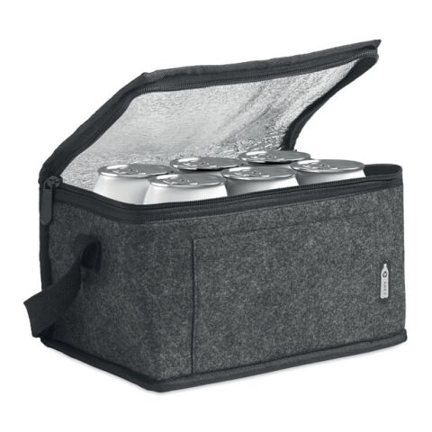 Sac isotherme en feutre RPET gris foncé | sans marquage | non disponible | non disponible | non disponible