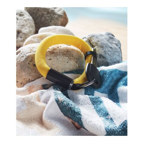 Bracelet porte-clést flottant jaune | sans marquage | non disponible | non disponible