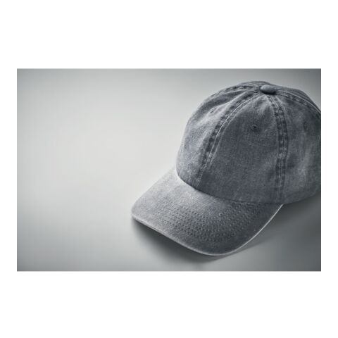Casquette baseball à 6 pans gris | sans marquage | non disponible | non disponible | non disponible