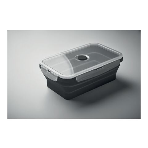 Lunchbox en silicone pliable noir | sans marquage | non disponible | non disponible | non disponible