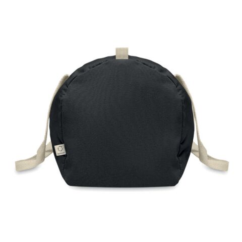 Sac de sport coton recyclé noir | sans marquage | non disponible | non disponible | non disponible