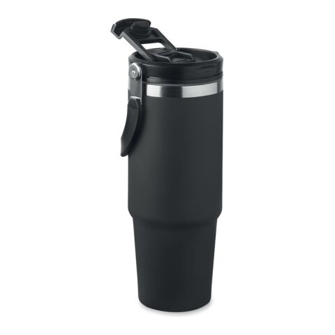 Gobelet double paroi 850 ml noir | sans marquage | non disponible | non disponible | non disponible