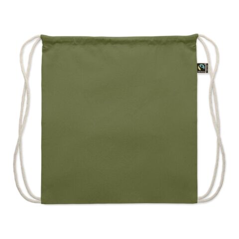 Sac à cordon Fairtrade 180gr Vert foncé