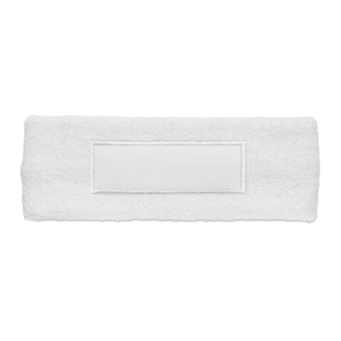 Bandeau en polycoton blanc | sans marquage | non disponible | non disponible | non disponible