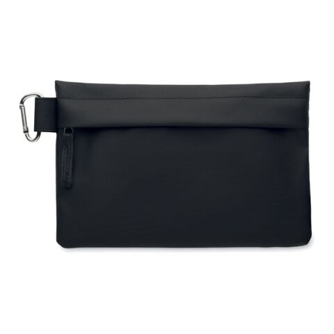 Pochette en 600D RPET noir | sans marquage | non disponible | non disponible | non disponible