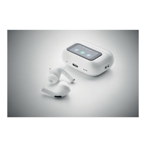 Ecouteurs TWS en ABS blanc | sans marquage | non disponible | non disponible | non disponible