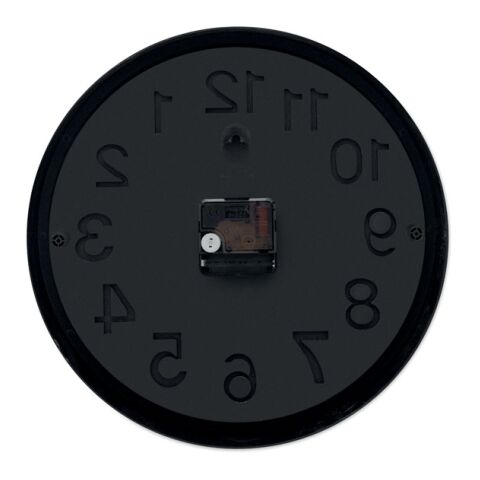 Horloge murale en PP noir | sans marquage | non disponible | non disponible | non disponible