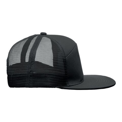 Casquette visière plate 7 pans noir | sans marquage | non disponible | non disponible | non disponible