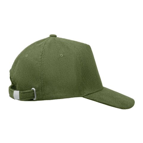 Casquette 5 pans en velours Vert Armée Vert | sans marquage | non disponible | non disponible | non disponible