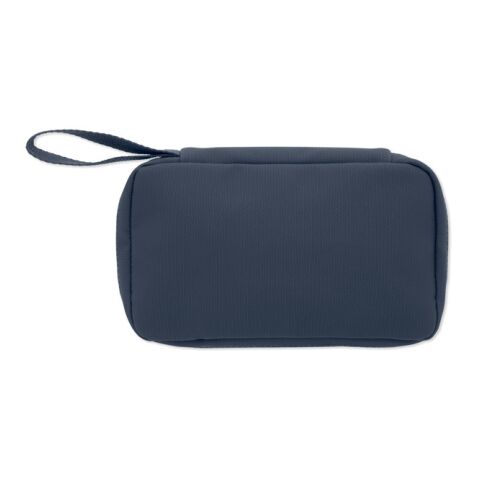 Trousse de toilette 600D RPET Marine foncé | sans marquage | non disponible | non disponible | non disponible