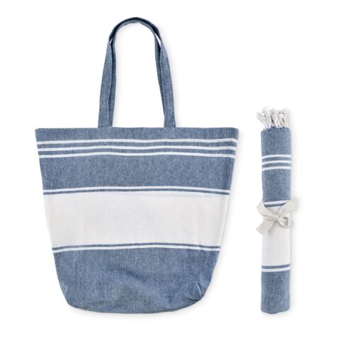 Sac de plage avec serviette bleu | sans marquage | non disponible | non disponible | non disponible