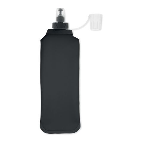 Bouteille d'eau pliable 500ml noir | sans marquage | non disponible | non disponible