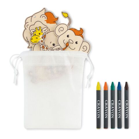 Suspensions à colorier en bois blanc | sans marquage | non disponible | non disponible | non disponible