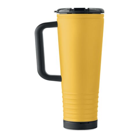 Gobelet à double paroi de 700ml jaune | sans marquage | non disponible | non disponible | non disponible
