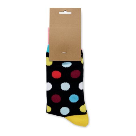 Chaussettes motifs amusants M noir