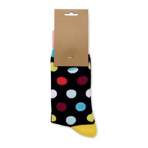Chaussettes motifs amusants L noir