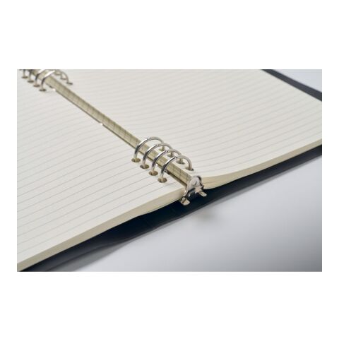 Cahier A5 rechargeable en PU noir
