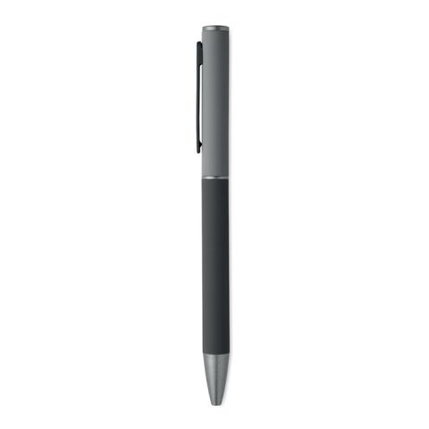 Stylo bille twist en alu recyclé noir
