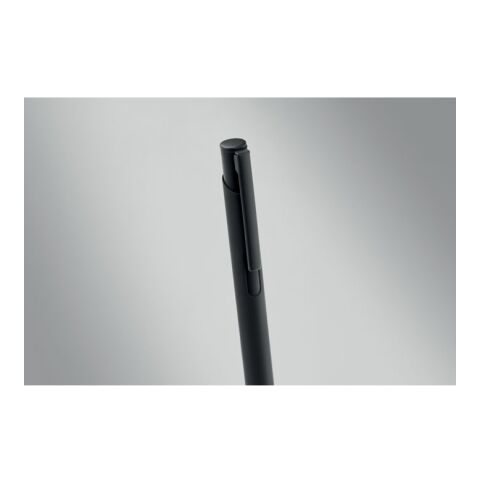 Set stylo à bille et porte-clés en noir