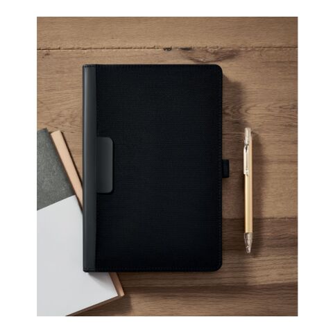 Conférencier A5 bloc-notes noir