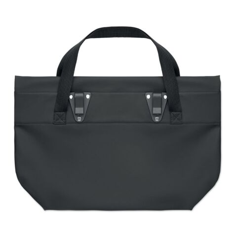 Shopping bag pour vélo en PU noir