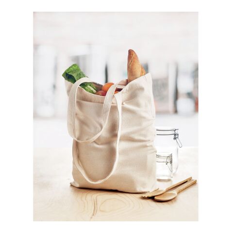 Sac shopping en toile beige | sans marquage | non disponible | non disponible | non disponible