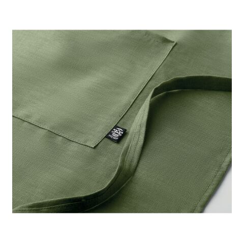 Tablier de cuisine en chanvre vert | sans marquage | non disponible | non disponible | non disponible