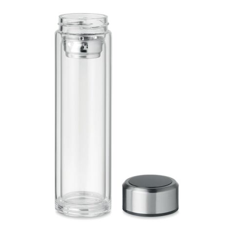Bouteille verre double paroi transparent | sans marquage | non disponible | non disponible