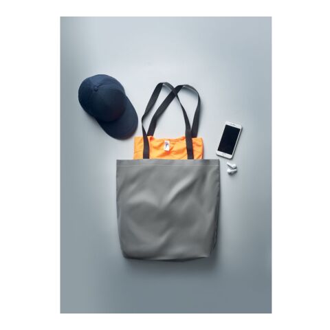 Sac shopping réfléchissant argent mate | sans marquage | non disponible | non disponible