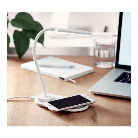 Lampe et chargeur de bureau blanc | sans marquage | non disponible | non disponible | non disponible