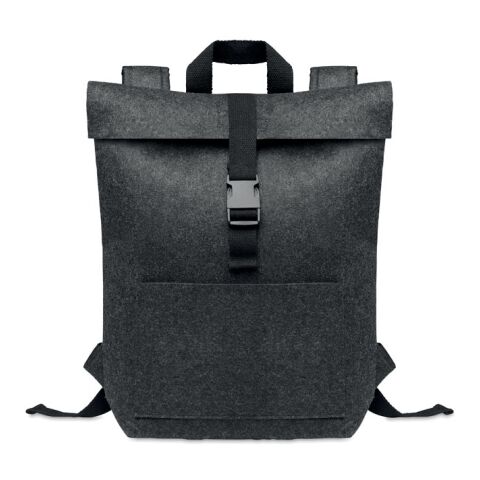 Sac à dos en feutre RPET gris foncé | sans marquage | non disponible | non disponible | non disponible