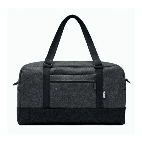 Sac de week-end en feutre RPET gris foncé | sans marquage | non disponible | non disponible | non disponible