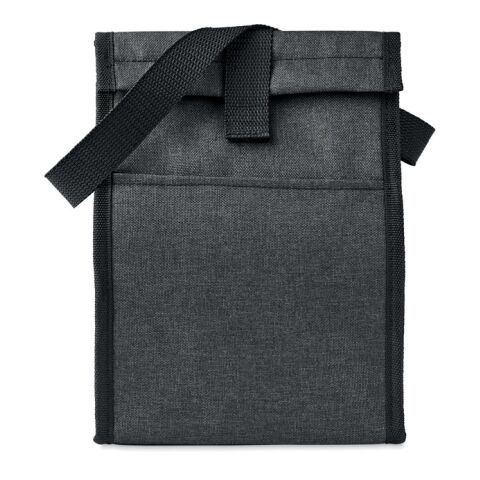 Sac à déjeuner isotherme RPET noir | sans marquage | non disponible | non disponible | non disponible