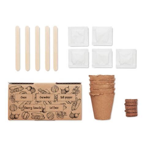 Kit de culture de salade beige | sans marquage | non disponible | non disponible | non disponible