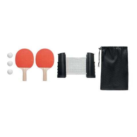 Set de tennis de table noir | sans marquage | non disponible | non disponible | non disponible