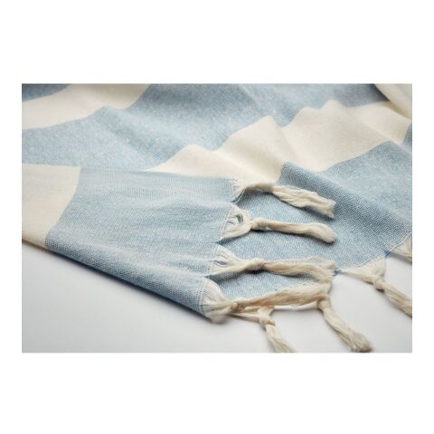 Fouta 140 gr/m² bleu | sans marquage | non disponible | non disponible | non disponible