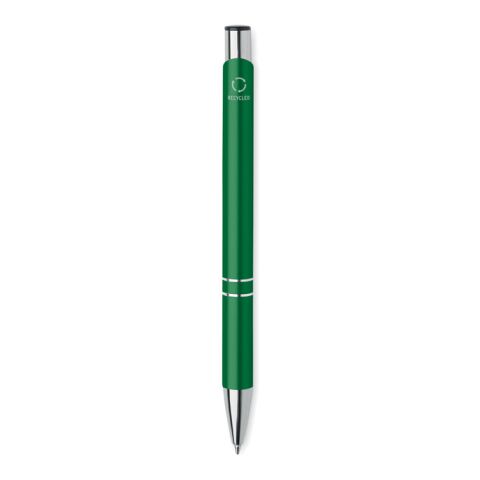 Stylo à bille en alu recyclé 'Dona' vert | sans marquage | non disponible | non disponible