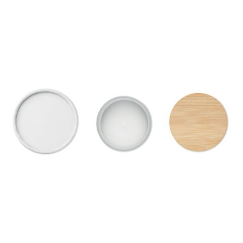Bougie en cire végétale 200 gr blanc | sans marquage | non disponible | non disponible