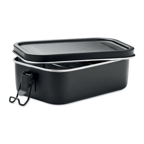 Lunch box en acier inox. 750ml noir | sans marquage | non disponible | non disponible | non disponible