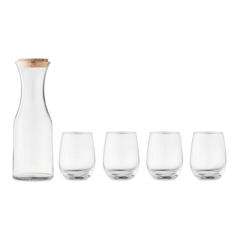 Set de boisson en verre recyclé transparent | sans marquage | non disponible | non disponible